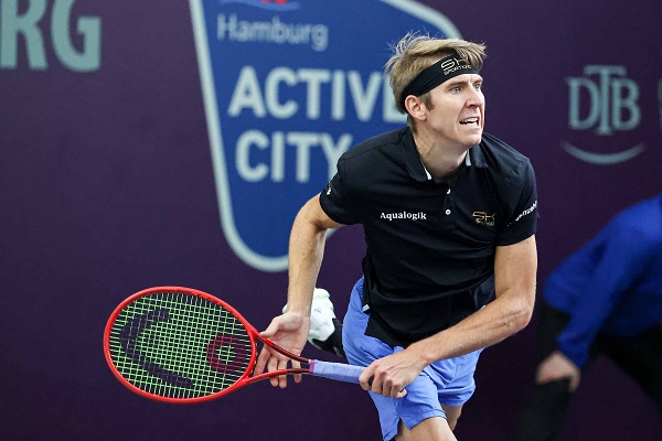 Cedrik-Marcel STEBE (GER), Tennis Challenger Hamburg 2019, ATP Challenger Tour, Hamburg, 24.10.2019, Foto: Claudio Gärtner