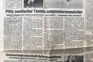 1985 Zeitungsartikel