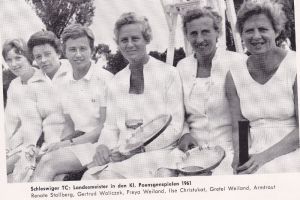 1961 Schleswiger TC Landesmeisterinnen