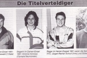 1992 Titelverteidiger Landesxmeisterschaften