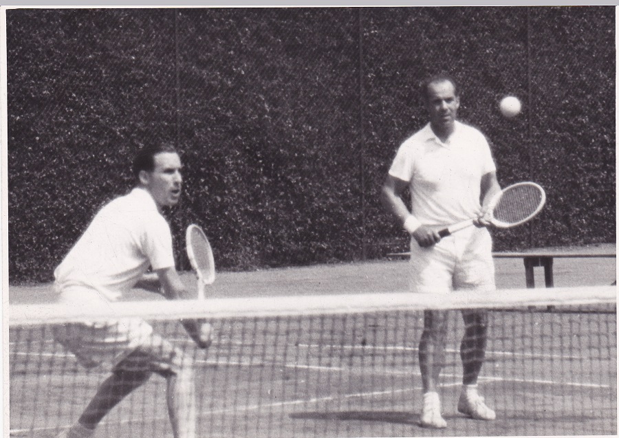 1959 Landesmeister im Herren Doppel Armin Schütz l. und Hans Lehmann Elmshorn